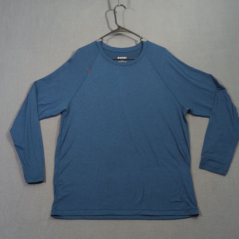 Rhone Shirt Men's XL Blue Reign Long Sleeve Athletic Tee T-Shirt